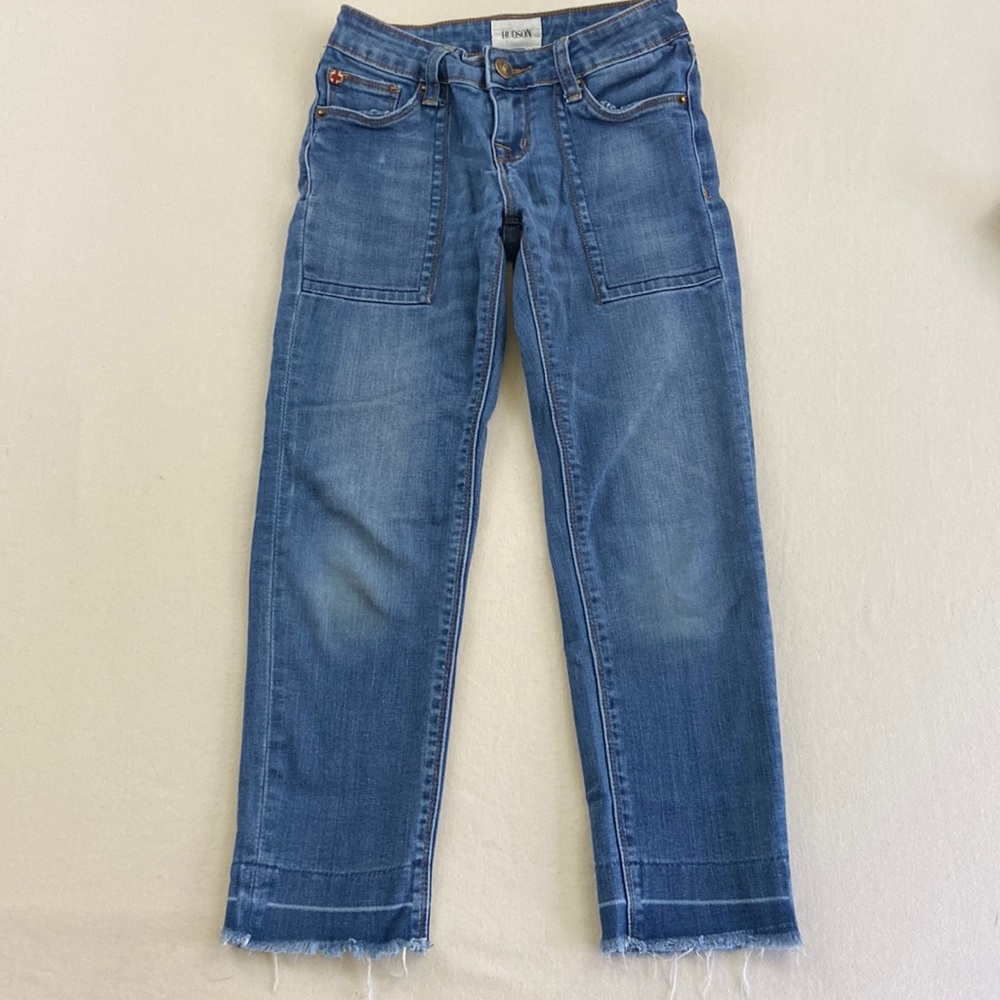 Girls stretch hudson jeans